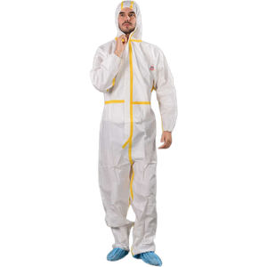 Overol desechable de película microporosa
