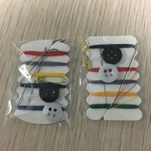 kit de costura desechable de hotel